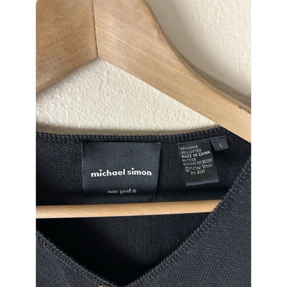 Michael Simon L Christmas Tree Sweater Pullover Holiday Embellished Beaded - Picture 2 of 3